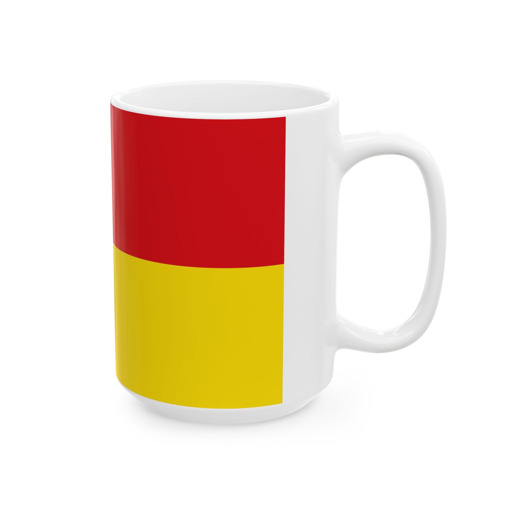 Flagge Kreis Borken 1979 (Germany) White Coffee Mug-Go Mug Yourself