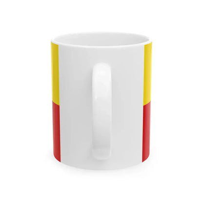 Flagge Kreis Coesfeld 1972 (Germany) White Coffee Mug - Go Mug Yourself