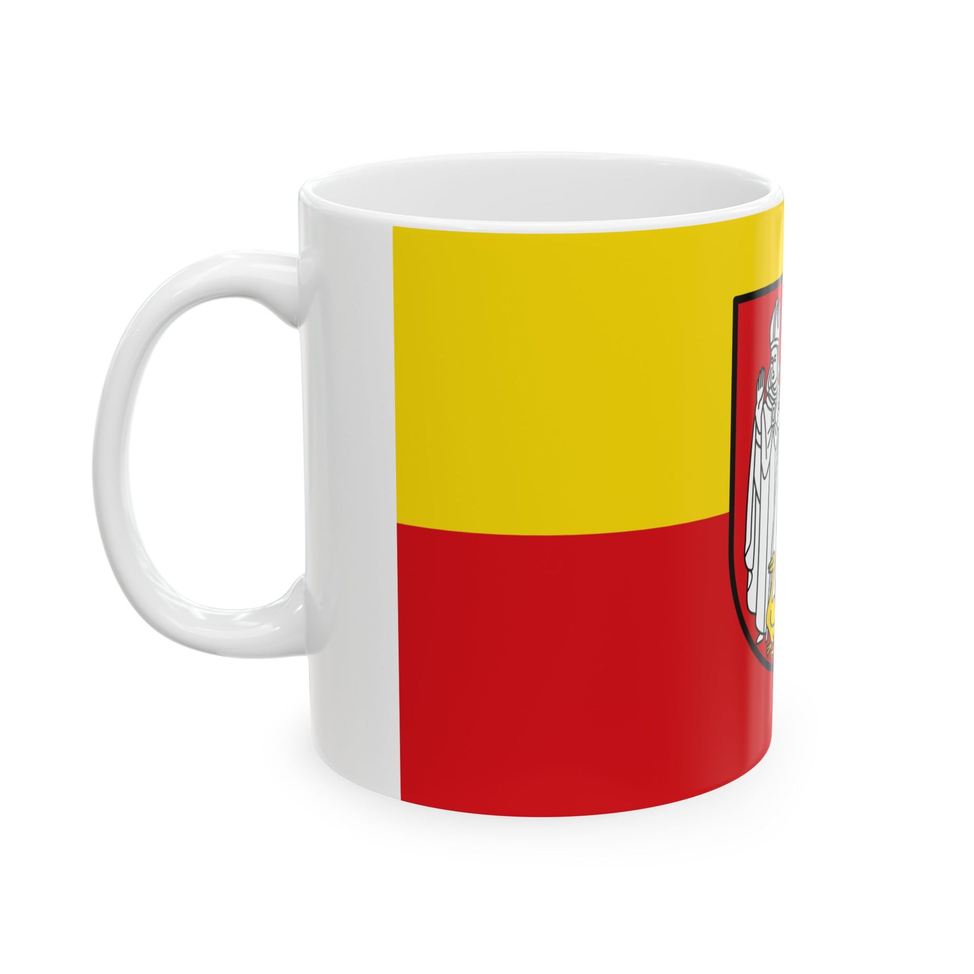 Flagge Kreis Coesfeld 1972 (Germany) White Coffee Mug-Go Mug Yourself