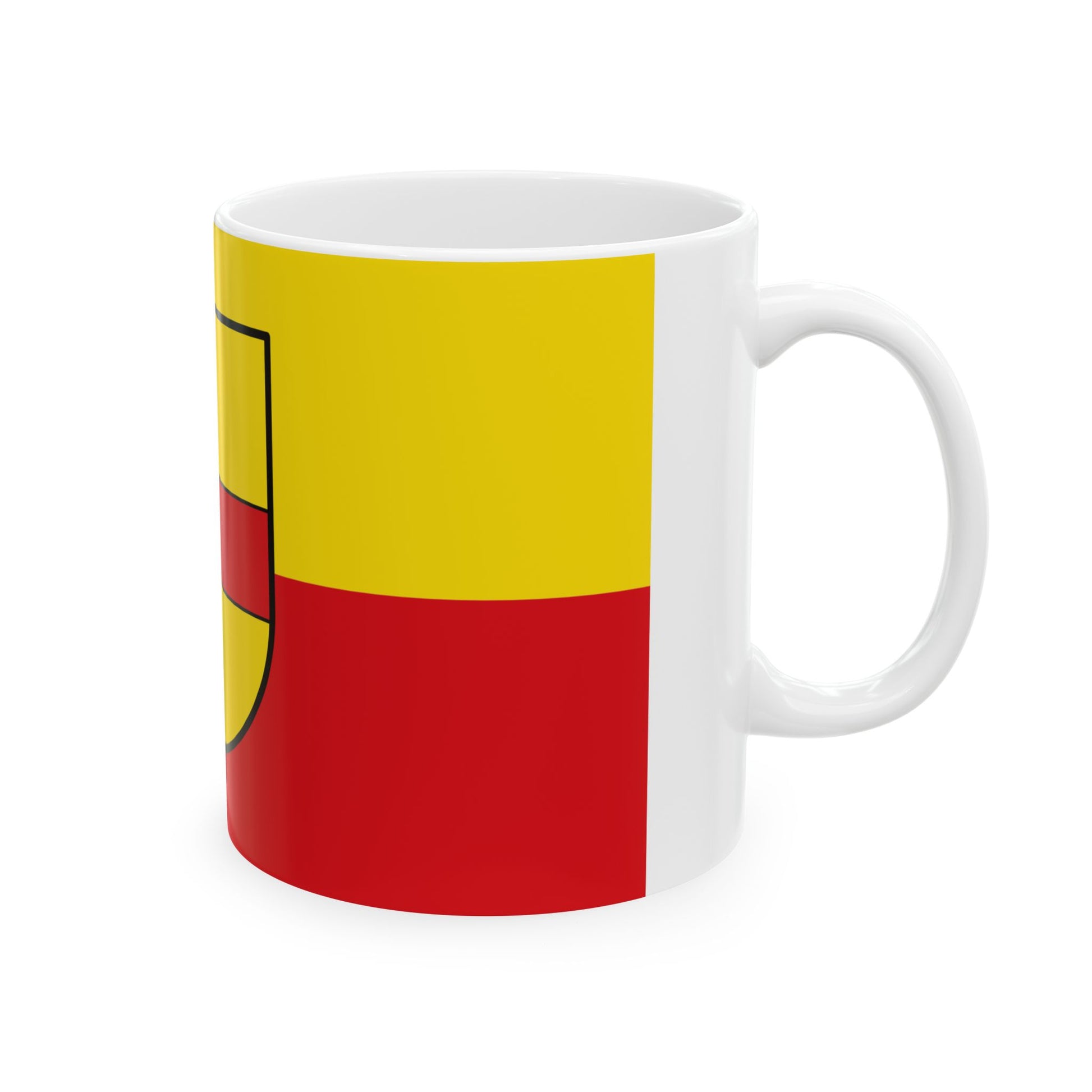 Flagge Kreis Coesfeld 1972 (Germany) White Coffee Mug-Go Mug Yourself