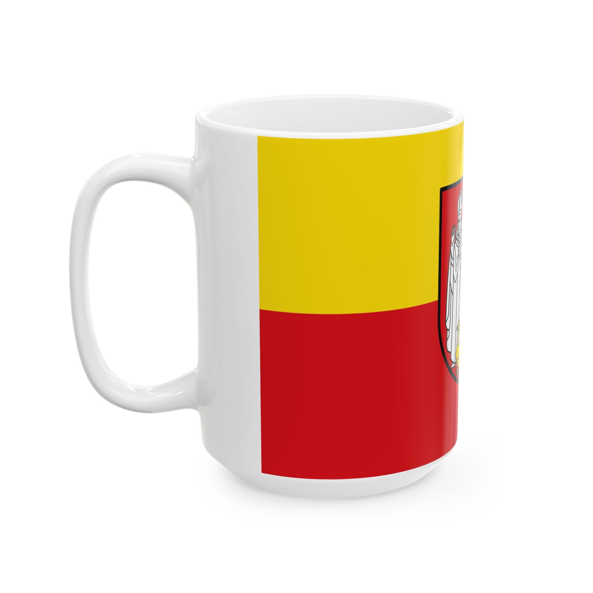 Flagge Kreis Coesfeld 1972 (Germany) White Coffee Mug-Go Mug Yourself