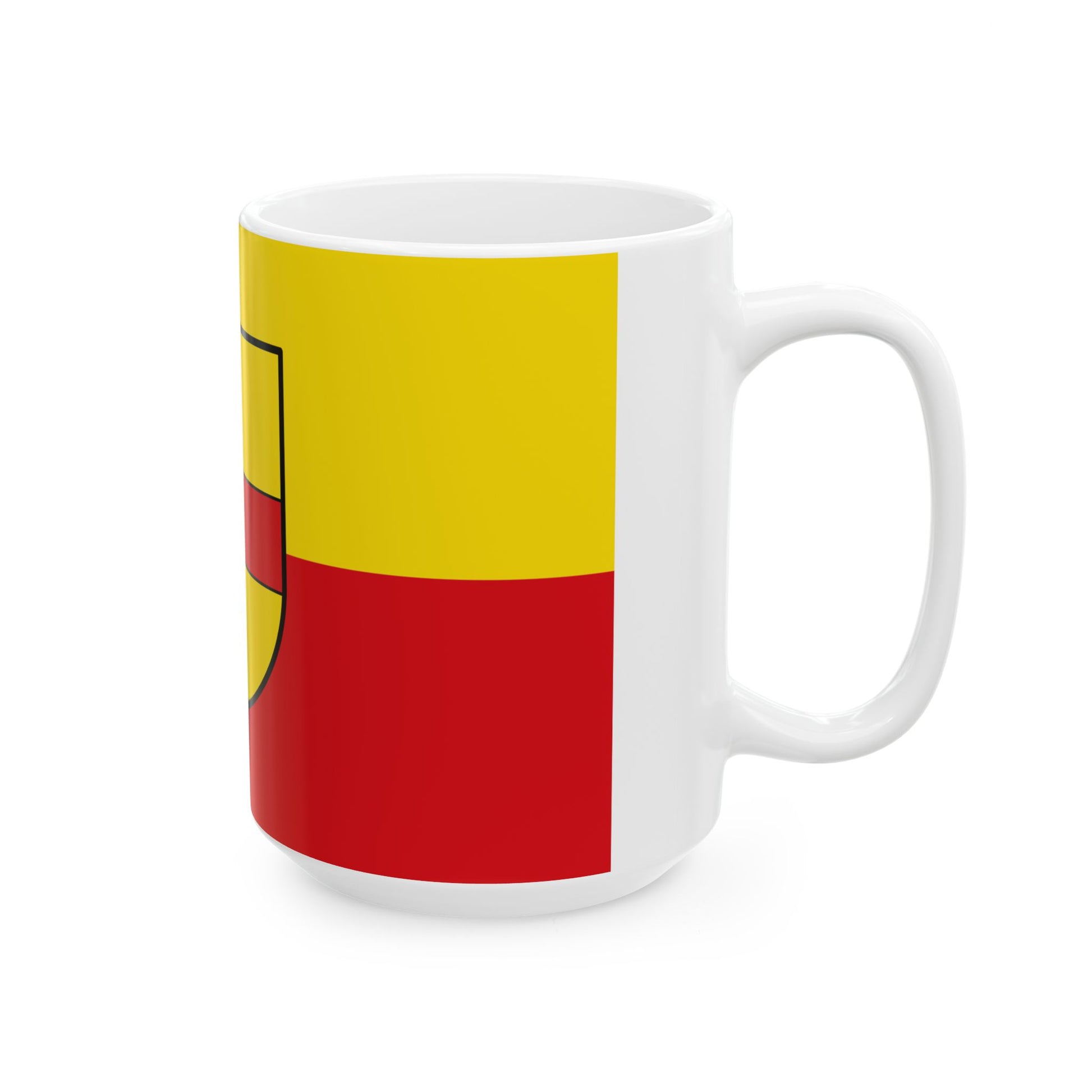 Flagge Kreis Coesfeld 1972 (Germany) White Coffee Mug-Go Mug Yourself