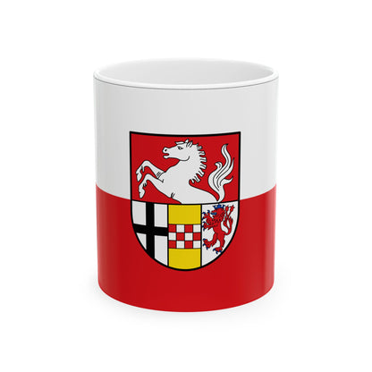 Flagge Kreis Iserlohn (Germany) White Coffee Mug-11oz-Go Mug Yourself
