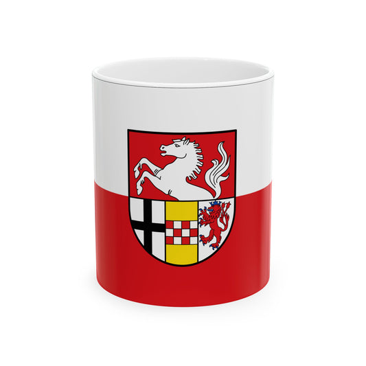 Flagge Kreis Iserlohn (Germany) White Coffee Mug-11oz-Go Mug Yourself