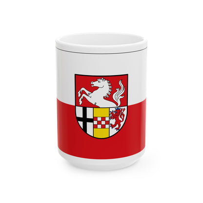 Flagge Kreis Iserlohn (Germany) White Coffee Mug-15oz-Go Mug Yourself