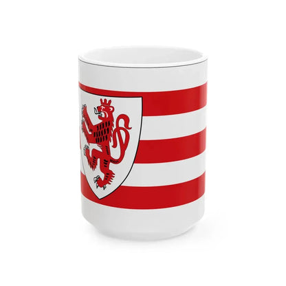 Flagge Kreis Monschau (Germany) White Coffee Mug 15oz - Go Mug Yourself