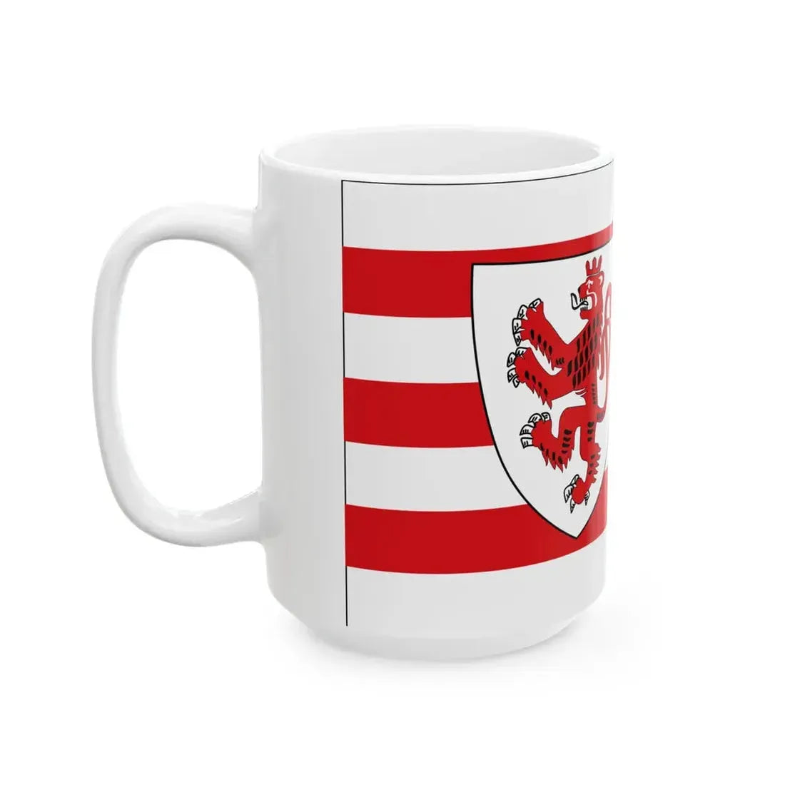 Flagge Kreis Monschau (Germany) White Coffee Mug - Go Mug Yourself