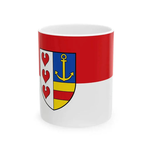 Flagge Kreis Tecklenburg (Germany) White Coffee Mug 11oz - Go Mug Yourself