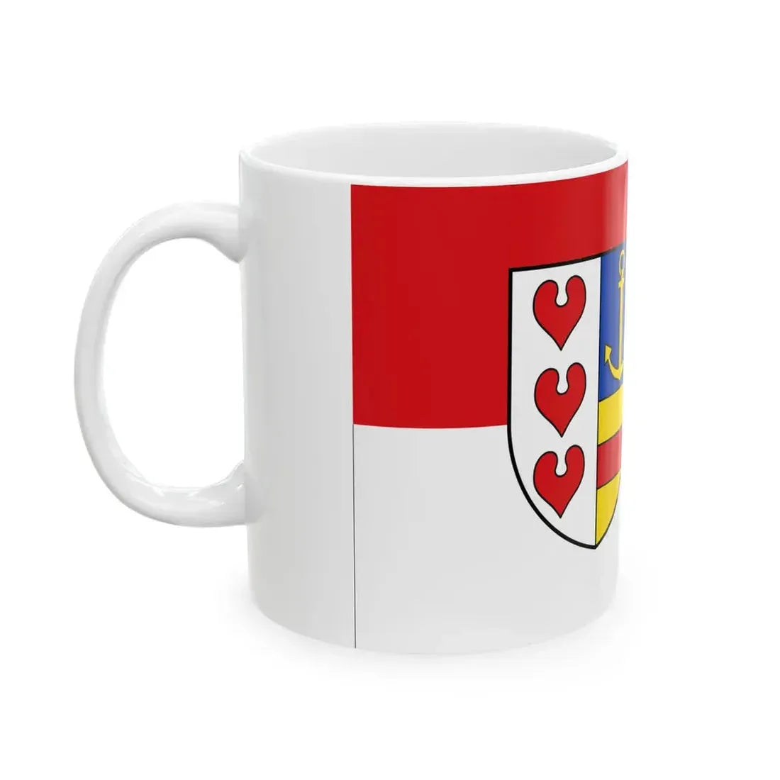 Flagge Kreis Tecklenburg (Germany) White Coffee Mug - Go Mug Yourself