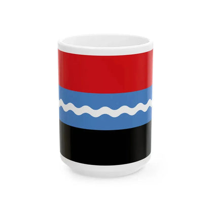 Flagge Krummhoern (Germany) White Coffee Mug 15oz - Go Mug Yourself