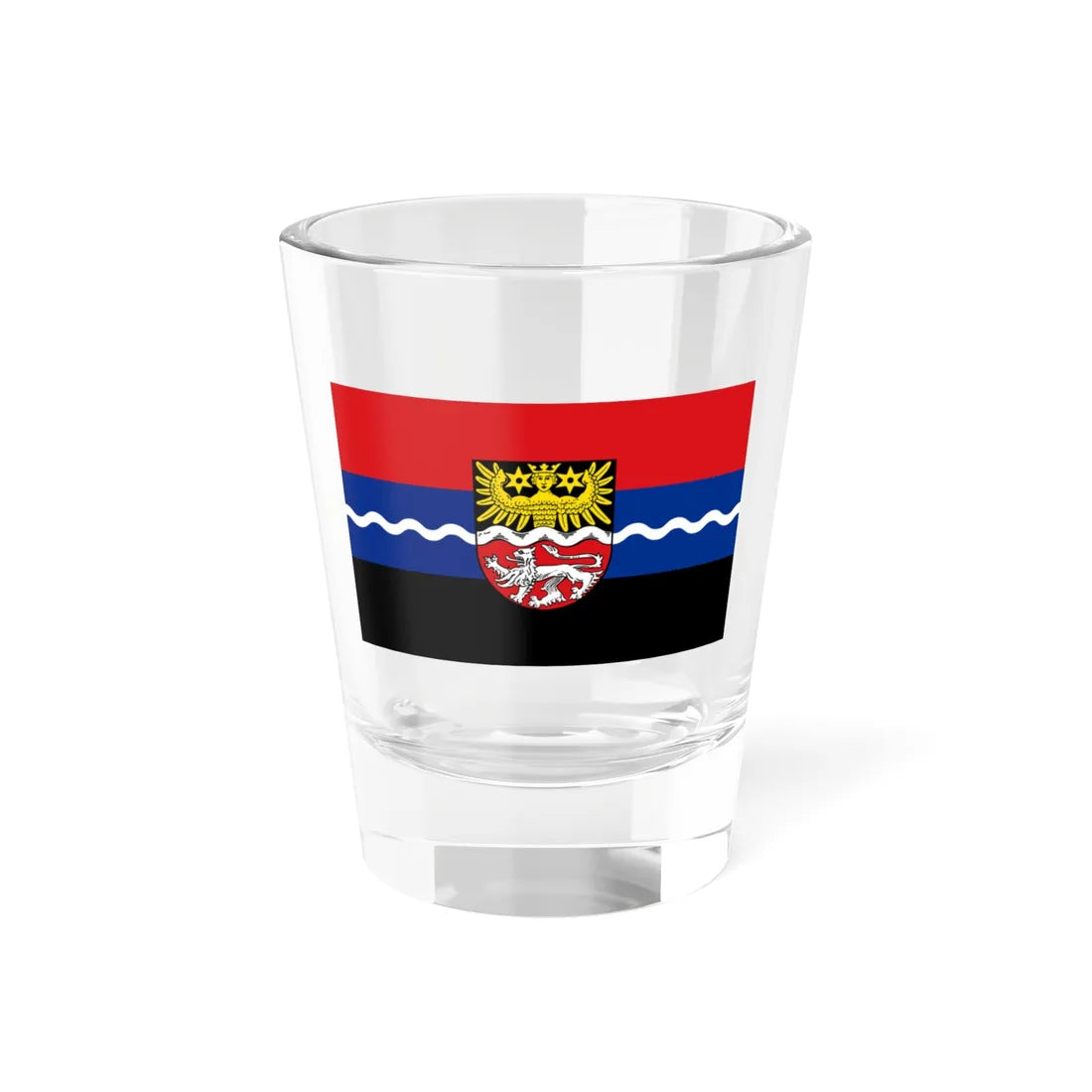 Flagge Krummhörn (Germany) Shot Glass 1.5oz 1.5oz - Go Mug Yourself