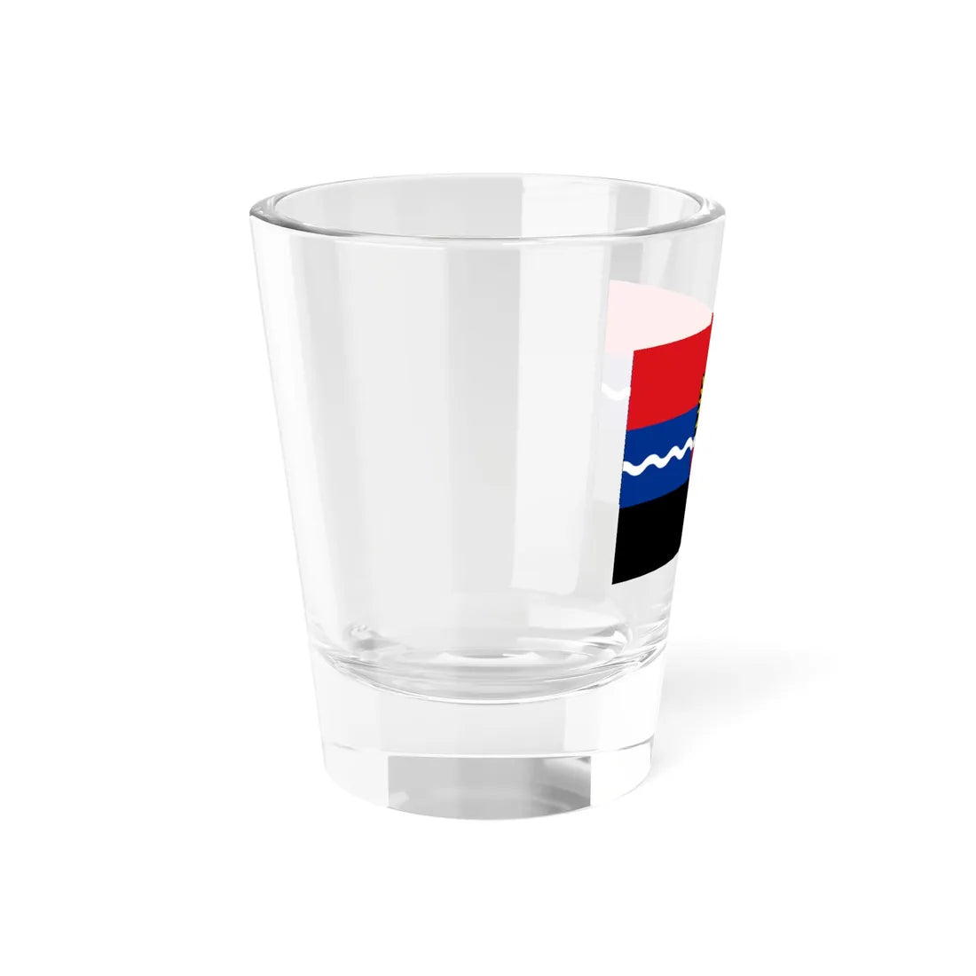 Flagge Krummhörn (Germany) Shot Glass 1.5oz - Go Mug Yourself