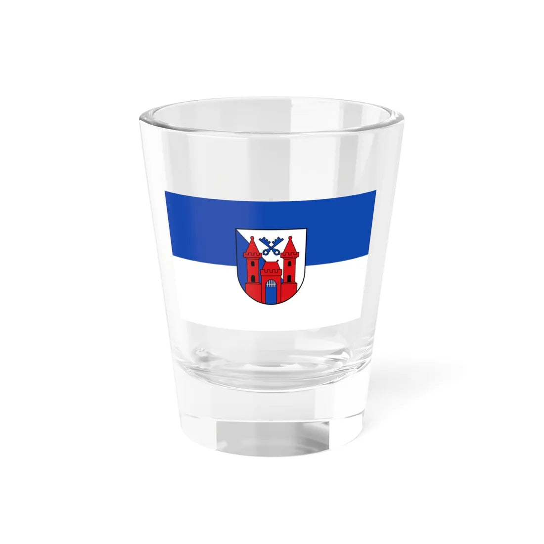Flagge Ladenburg (Germany) Shot Glass 1.5oz 1.5oz - Go Mug Yourself