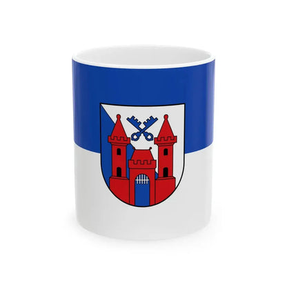 Flagge Ladenburg (Germany) White Coffee Mug 11oz - Go Mug Yourself