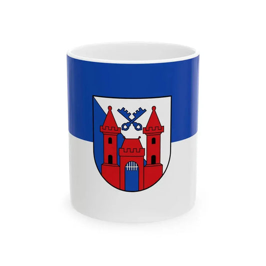 Flagge Ladenburg (Germany) White Coffee Mug 11oz - Go Mug Yourself