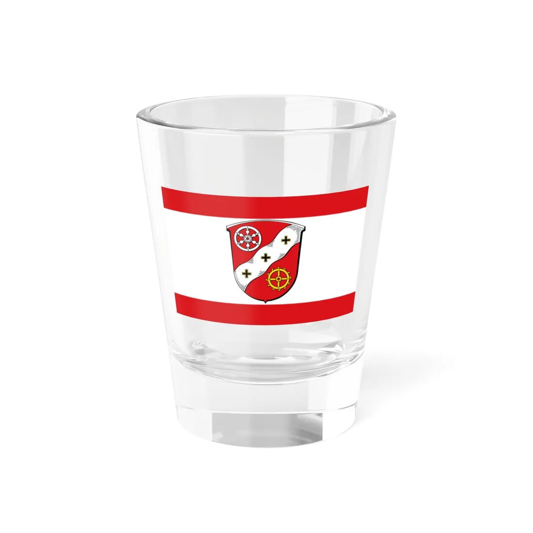 Flagge Laemmerspiel (Germany) Shot Glass 1.5oz 1.5oz - Go Mug Yourself