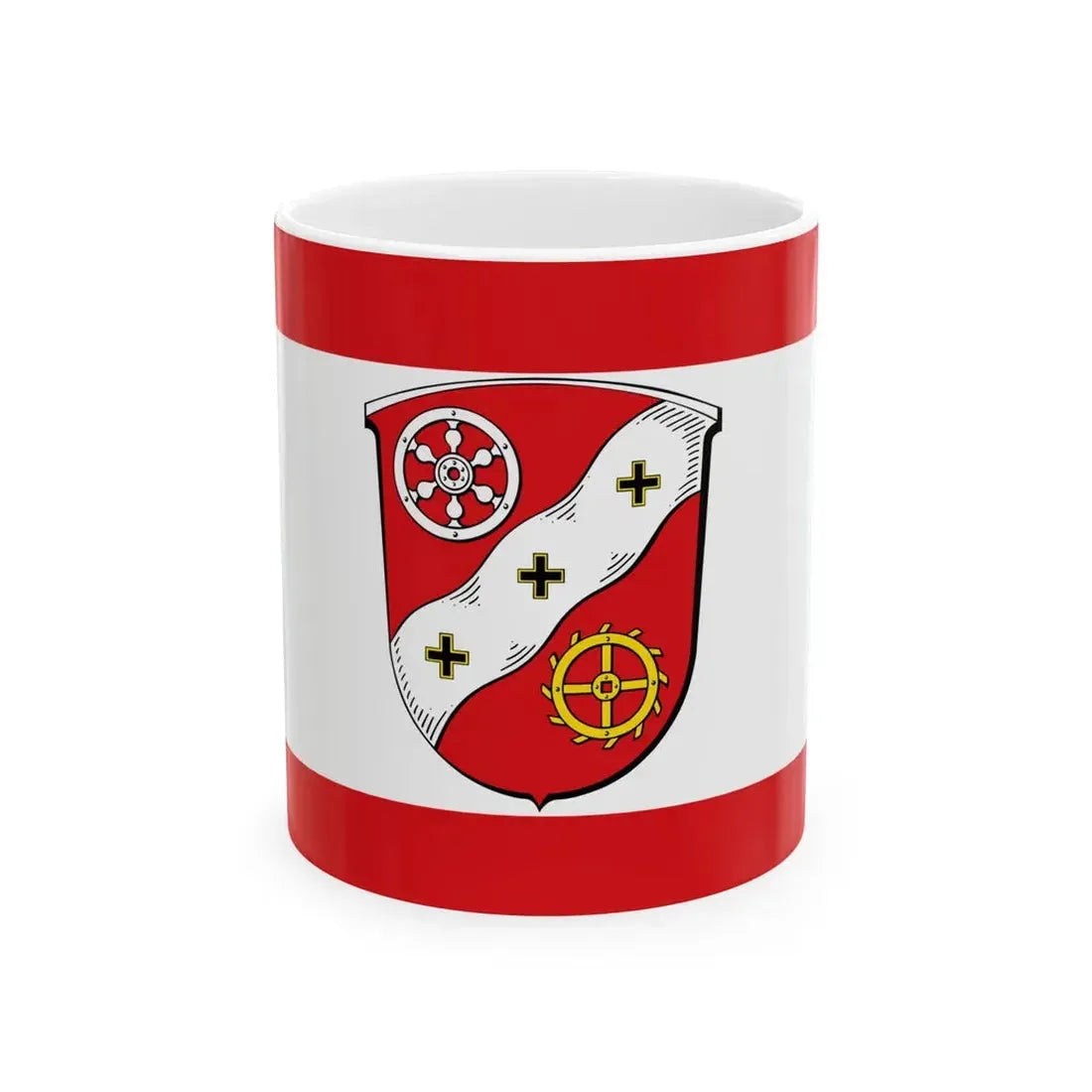 Flagge Laemmerspiel (Germany) White Coffee Mug 11oz - Go Mug Yourself