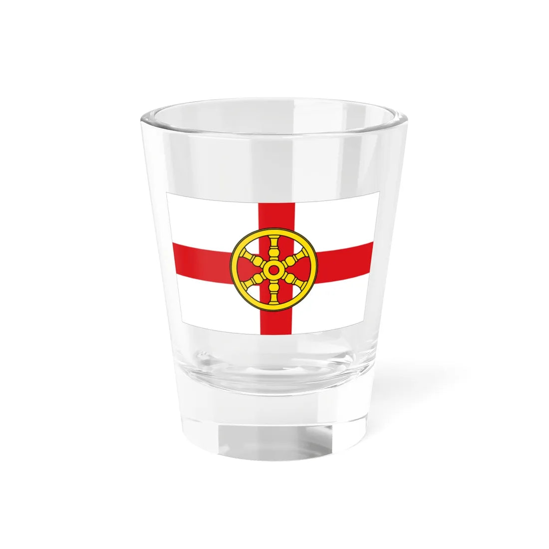 Flagge Lahnstein (Germany) Shot Glass 1.5oz 1.5oz - Go Mug Yourself
