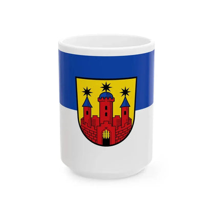 Flagge Landau Bad Arolsen (Germany) White Coffee Mug 15oz - Go Mug Yourself