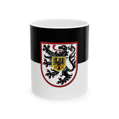 Flagge Landau in der Pfalz (Germany) White Coffee Mug 11oz - Go Mug Yourself