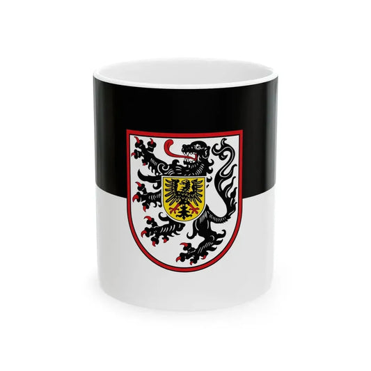 Flagge Landau in der Pfalz (Germany) White Coffee Mug 11oz - Go Mug Yourself