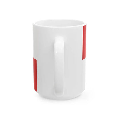 Flagge Landkreis Biedenkopf (Germany) White Coffee Mug - Go Mug Yourself