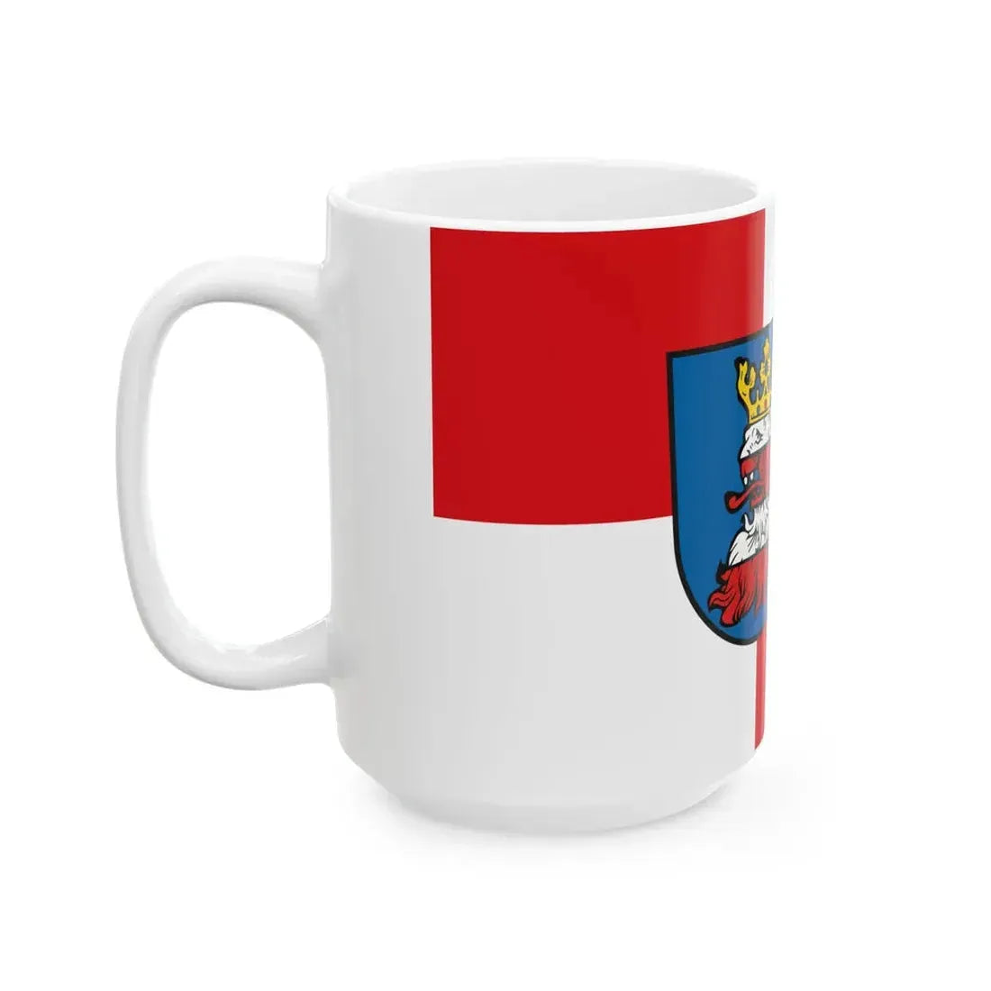 Flagge Landkreis Biedenkopf (Germany) White Coffee Mug - Go Mug Yourself