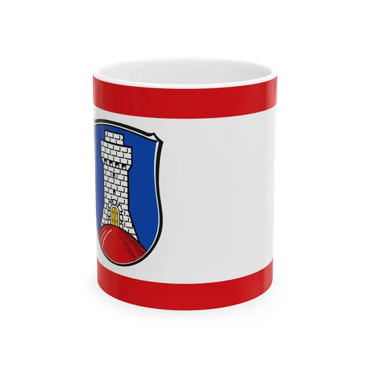Flagge Landkreis Buedingen (Germany) White Coffee Mug 11oz - Go Mug Yourself