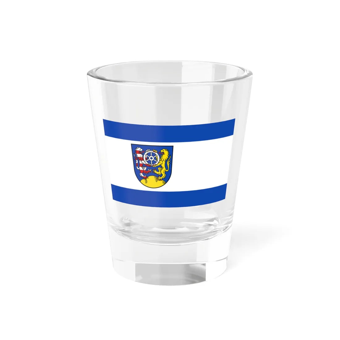 Flagge Landkreis Frankenberg (Germany) Shot Glass 1.5oz 1.5oz - Go Mug Yourself
