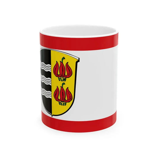 Flagge Landkreis Lauterbach (Germany) White Coffee Mug 11oz - Go Mug Yourself
