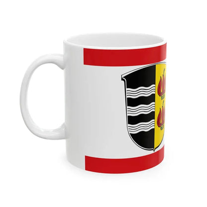 Flagge Landkreis Lauterbach (Germany) White Coffee Mug - Go Mug Yourself