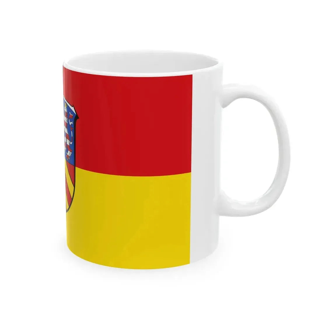 Flagge Landkreis Schluechtern (Germany) White Coffee Mug - Go Mug Yourself