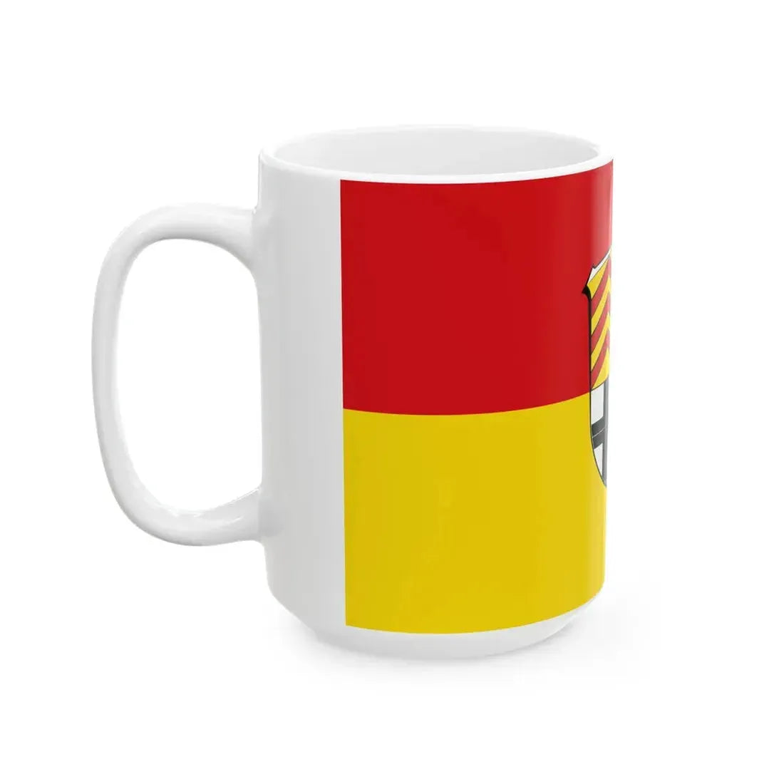 Flagge Landkreis Schluechtern (Germany) White Coffee Mug - Go Mug Yourself