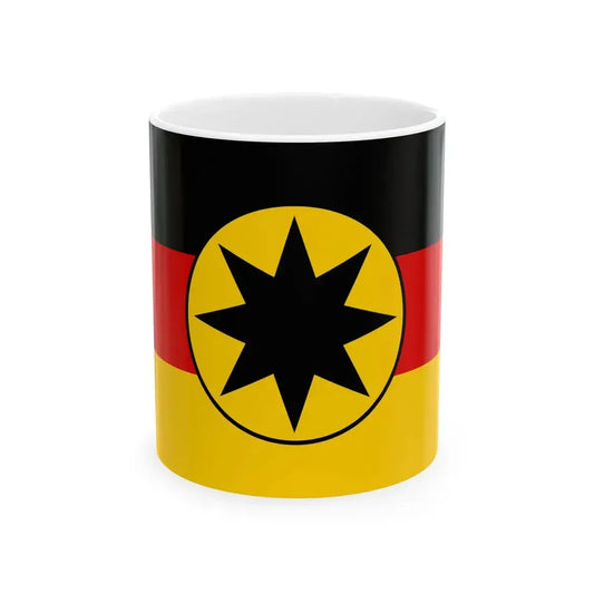 Flagge Landkreis Waldeck (Germany) White Coffee Mug 11oz - Go Mug Yourself