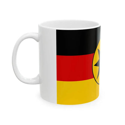Flagge Landkreis Waldeck (Germany) White Coffee Mug - Go Mug Yourself