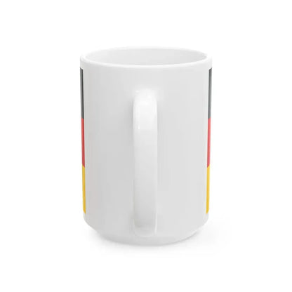 Flagge Landkreis Waldeck (Germany) White Coffee Mug - Go Mug Yourself