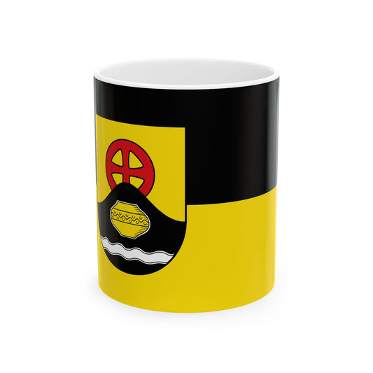 Flagge Langen bei Bremerhaven (Germany) White Coffee Mug-11oz-Go Mug Yourself