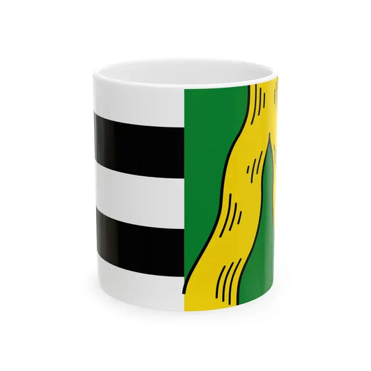 Flagge Langendiebach (Germany) White Coffee Mug 11oz - Go Mug Yourself