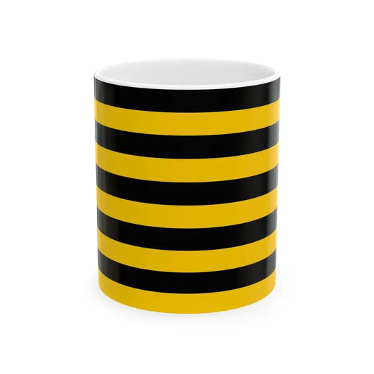 Flagge Lauenburg Elbe (Germany) White Coffee Mug 11oz - Go Mug Yourself
