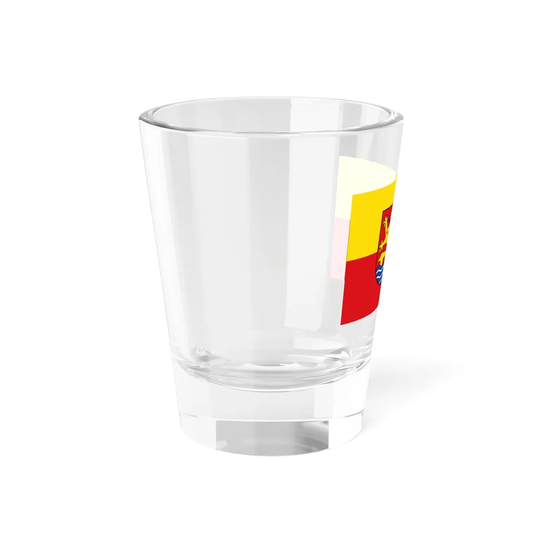 Flagge Lauenfoerde (Germany) Shot Glass 1.5oz - Go Mug Yourself