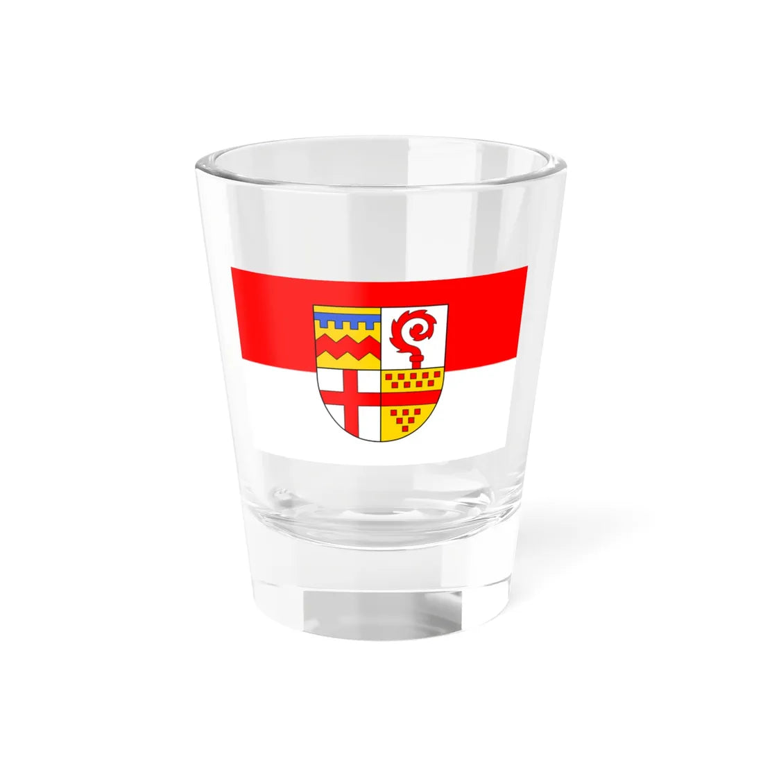 Flagge Lebach (Germany) Shot Glass 1.5oz 1.5oz - Go Mug Yourself