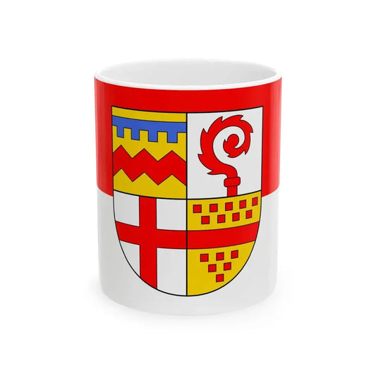Flagge Lebach (Germany) White Coffee Mug 11oz - Go Mug Yourself
