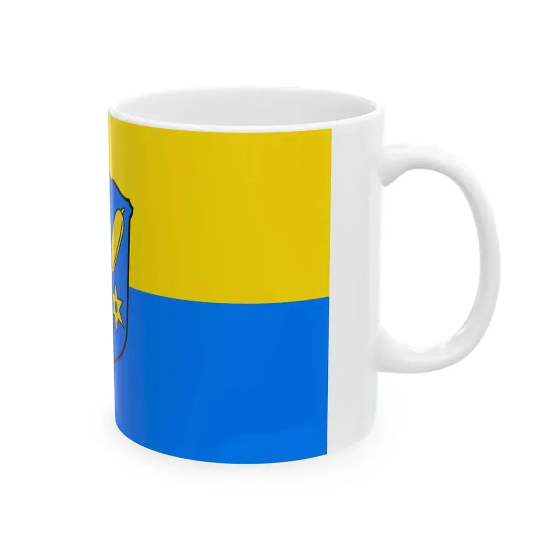 Flagge Leezdorf (Germany) White Coffee Mug - Go Mug Yourself