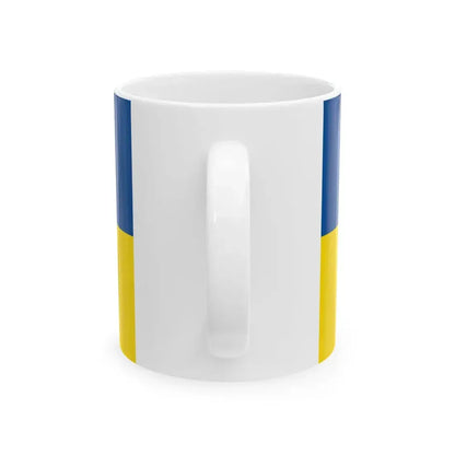 Flagge Leinfelden-Echterdingen (Germany) White Coffee Mug - Go Mug Yourself