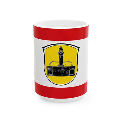 Flagge Lengfeld Odw (Germany) White Coffee Mug 15oz - Go Mug Yourself
