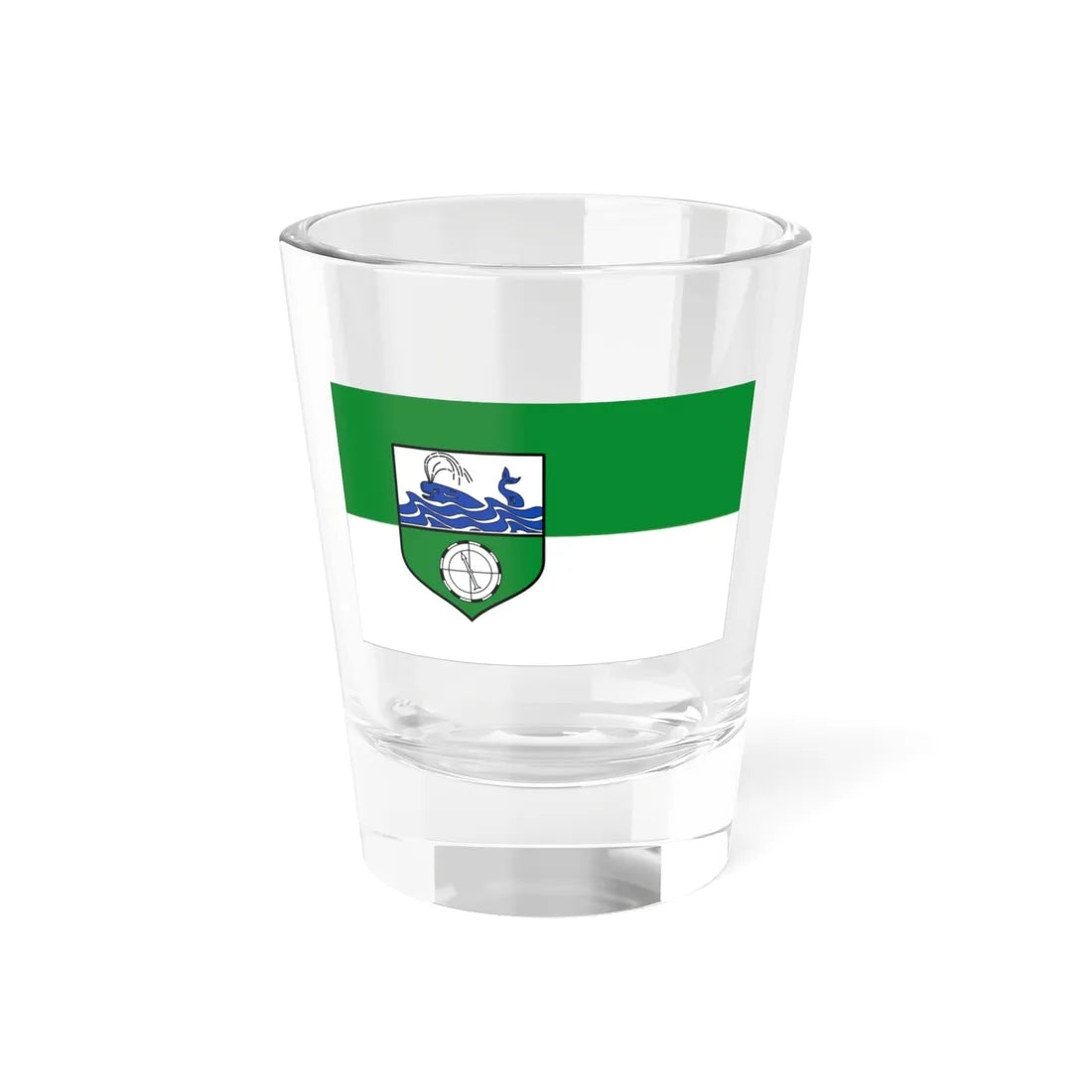Flagge List auf Sylt (Germany) Shot Glass 1.5oz 1.5oz - Go Mug Yourself