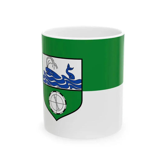 Flagge List auf Sylt (Germany) White Coffee Mug 11oz - Go Mug Yourself