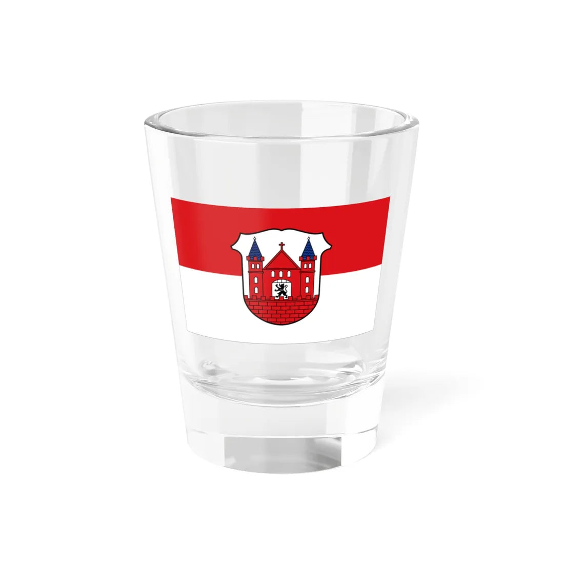 Flagge Lommatzsch (Germany) Shot Glass 1.5oz 1.5oz - Go Mug Yourself