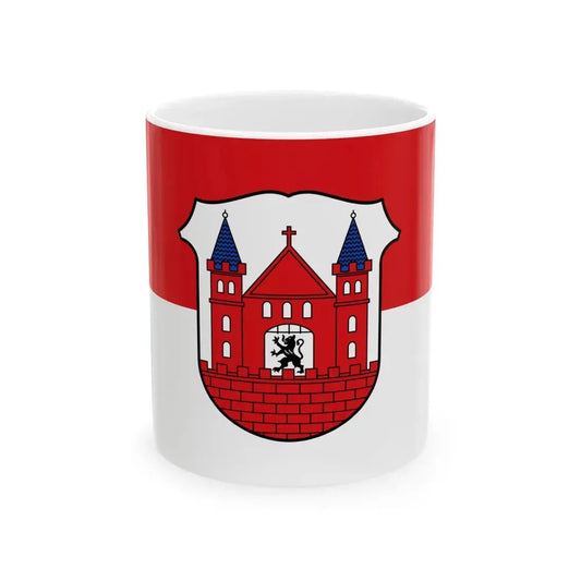 Flagge Lommatzsch (Germany) White Coffee Mug 11oz - Go Mug Yourself