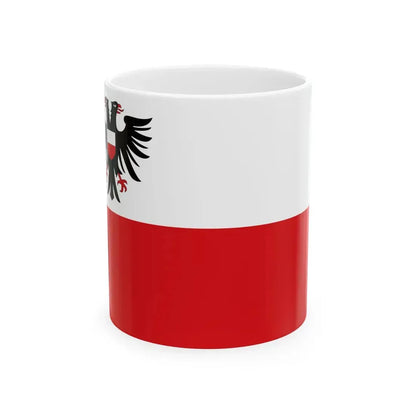 Flagge Luebeck (Germany) White Coffee Mug 11oz - Go Mug Yourself